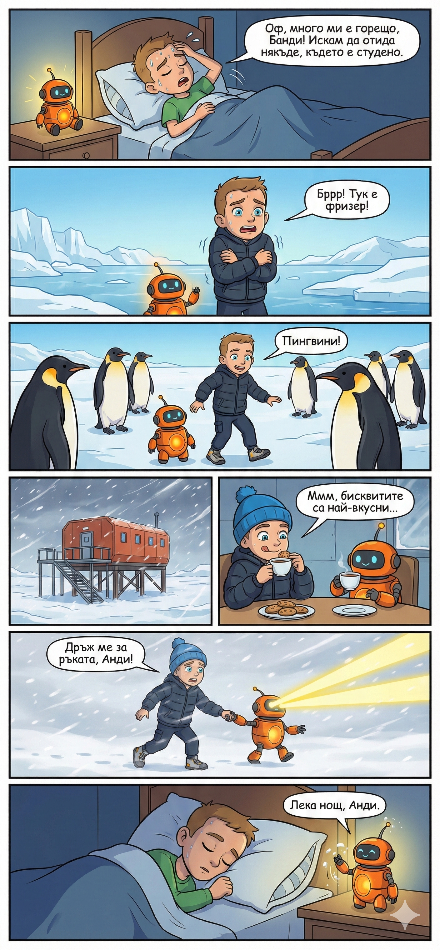 Епизод 8: Леденото кралство, пингвините и бурята на Южния полюс